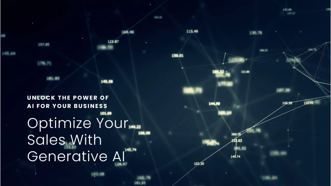 The Power of Generative AI for Sales Optimization