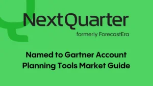 Next Quarter included in Gartner's APT Market Guide.